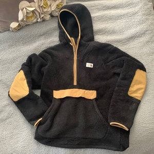 North Face Campshire fleece Hoodie Mens Large